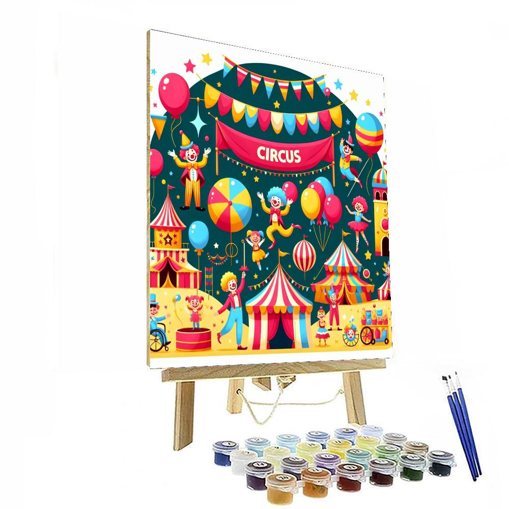 Magic Circus Gala Paint By Number