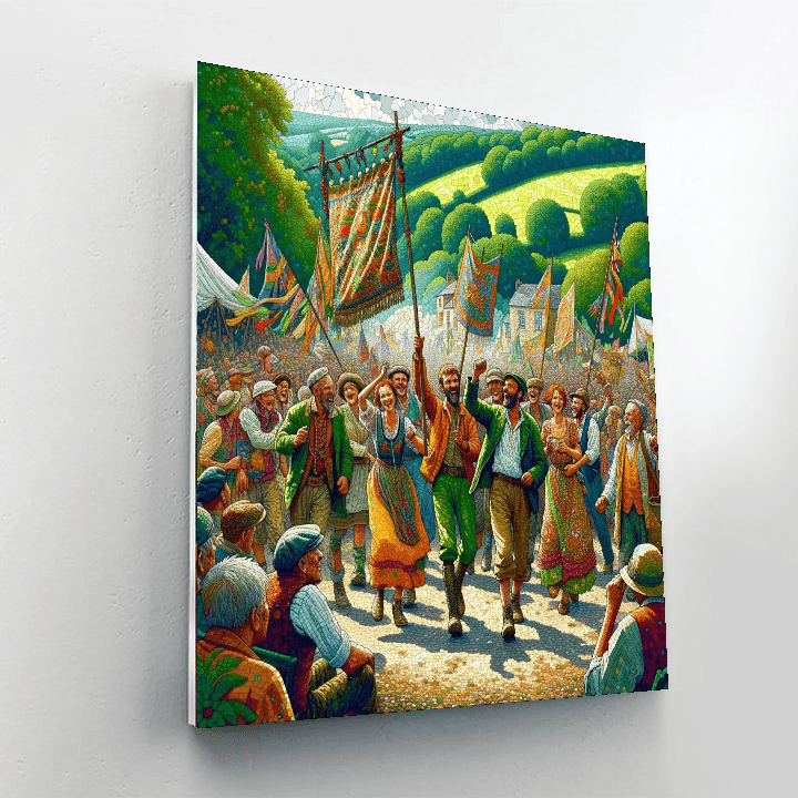 Nimbin Mardigrass - Australia Number Painting