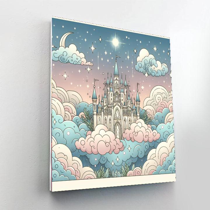 Cloud Castle Dreams Paint By Numbers Art