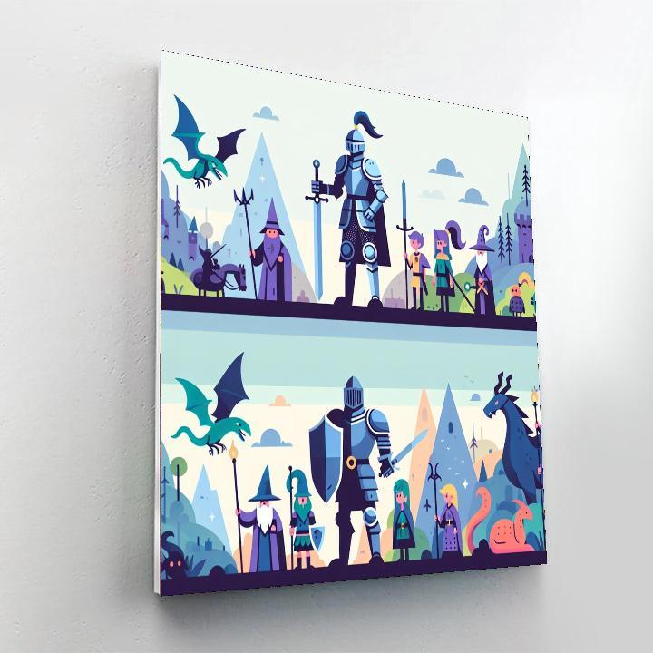 Fantasy Realm Quest Numbered Painting Kits