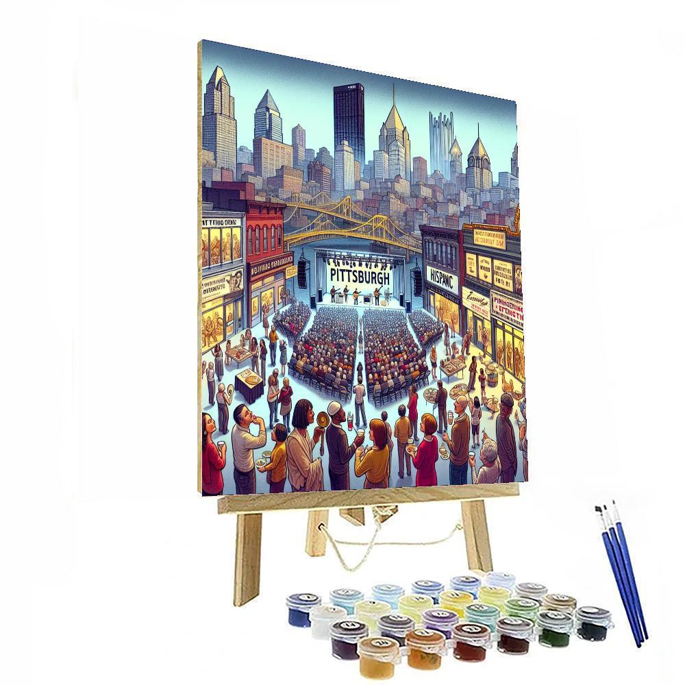 Pittsburgh International Festival Of Firsts - Usa Paint By Numbers Art