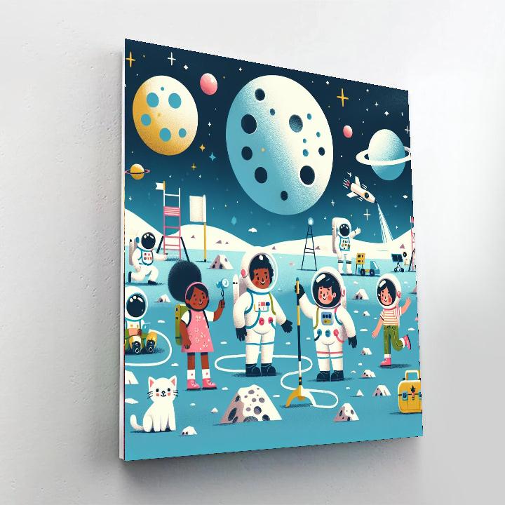 Lunar Adventure Numbered Painting Kits