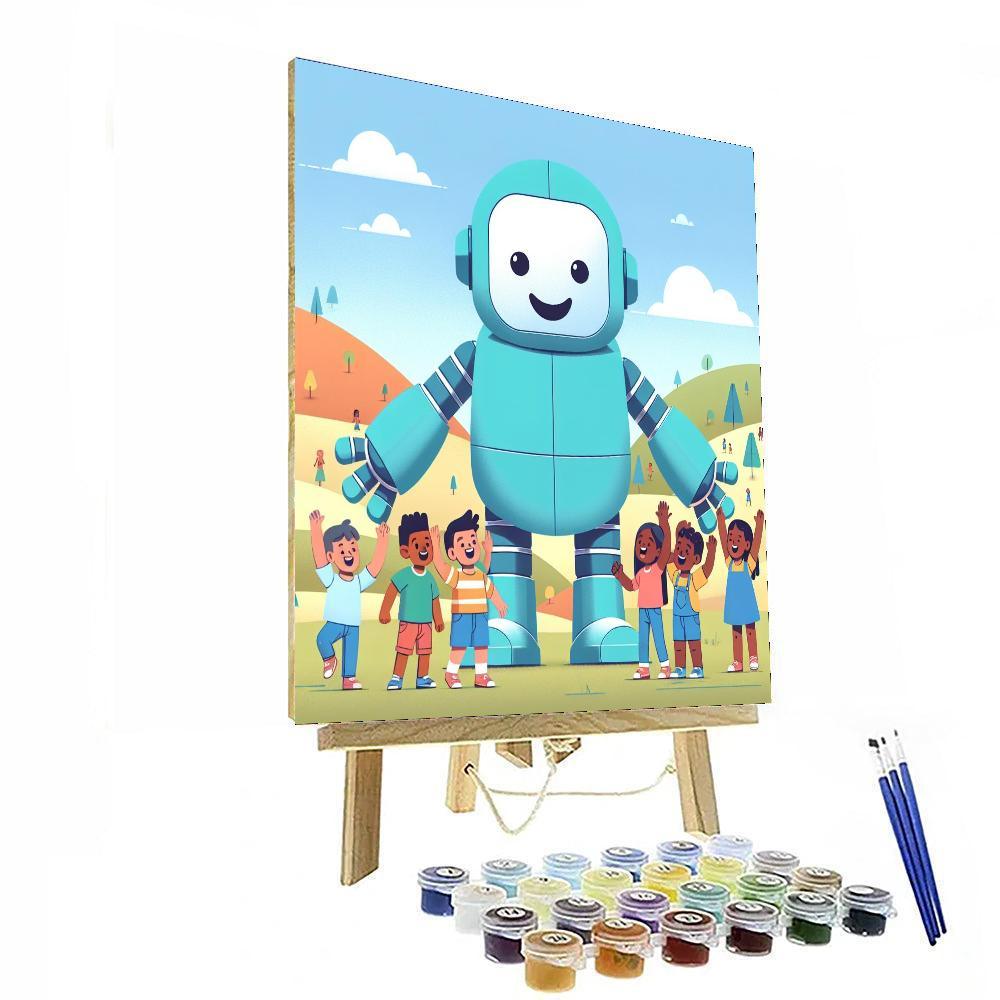 Gigantic Robot Challenge Paint By Numbers