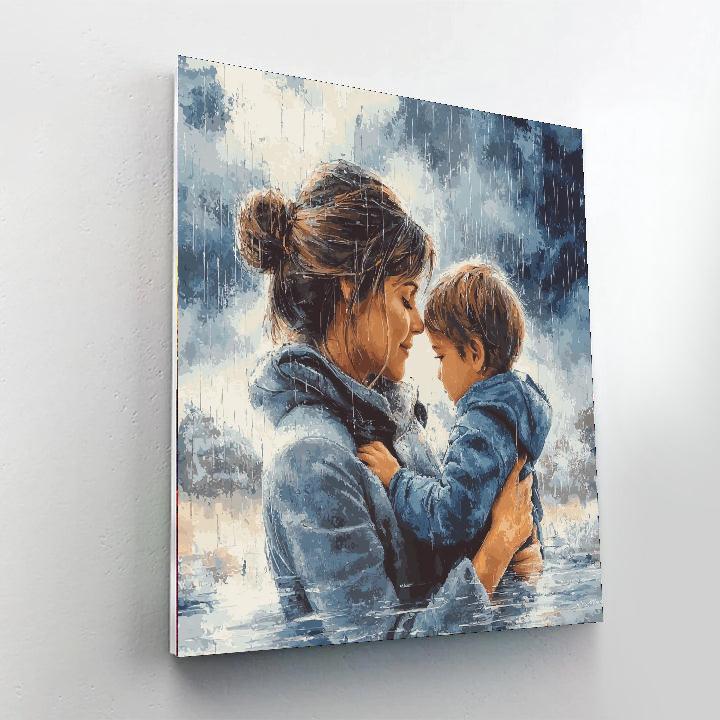 Mom's Healing Touch Painting Number Kit