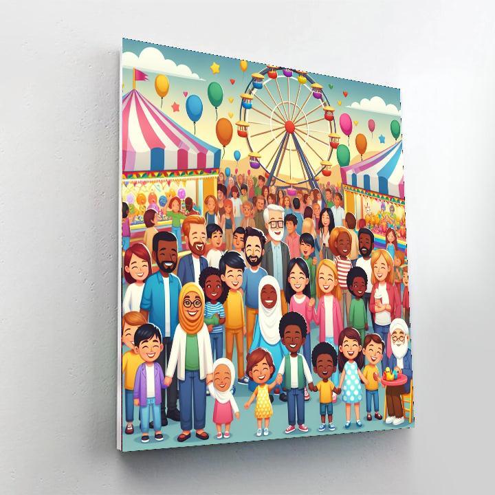 Festive Fun Fair Paint By Number