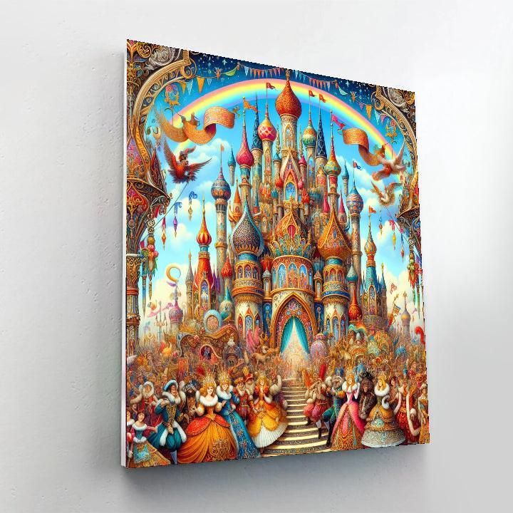 Fairy Tale Kingdom Revelry Painting By Numbers Kit