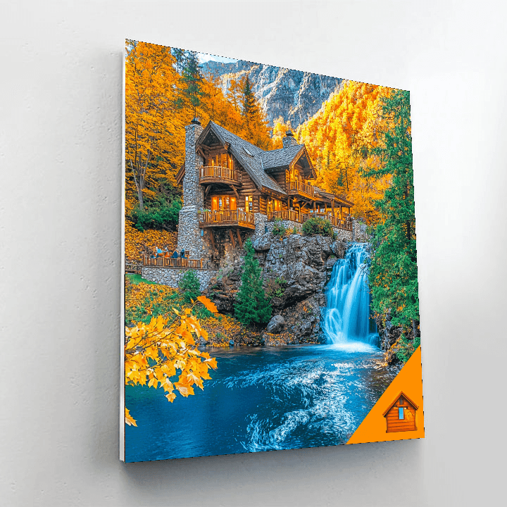 Fallingwater Number Painting