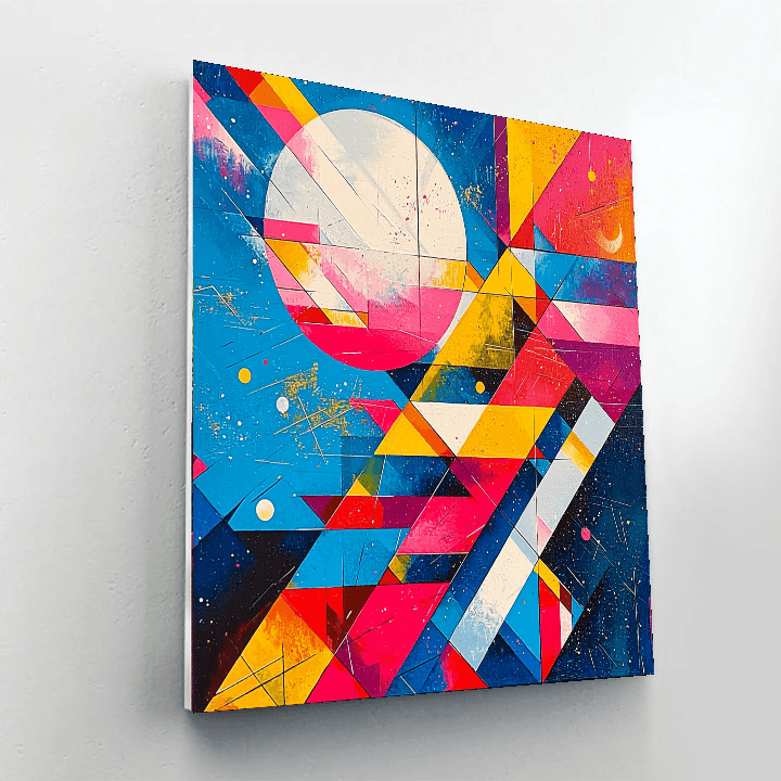 Wassily Kandinsky Inspired Colorful Patterns  Paint By Numbers