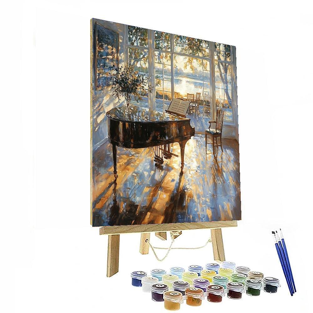 Strings Of Love Number Painting