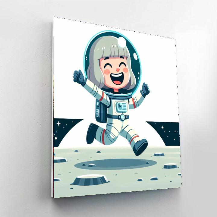 Lunar Leaps Painting By Numbers Kit