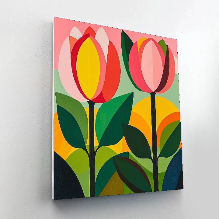 Paul Cézanne Inspired Vibrant Flora Burst  Paint By Numbers Kits