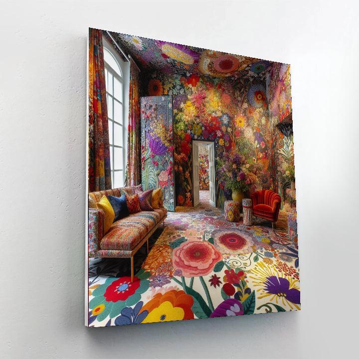 Floral Bohemian Retreat Numbered Painting Kits