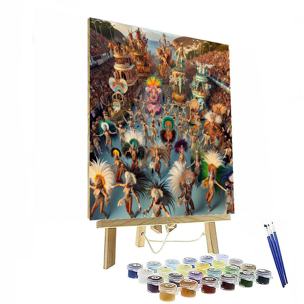 Carnaval De Tenerife - Canary Islands, Spain Painting Number Kit