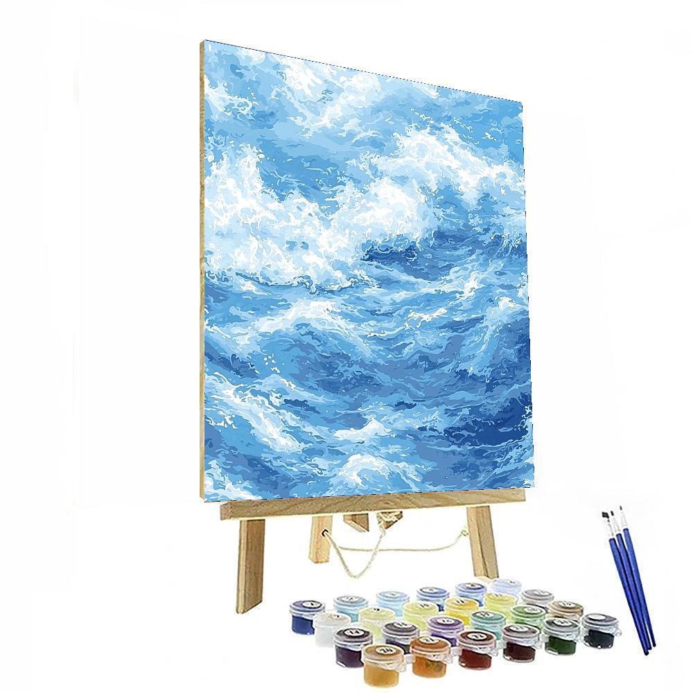 Leonardo Da Vinci Inspired Gentle Currents  Paint By Numbers Art