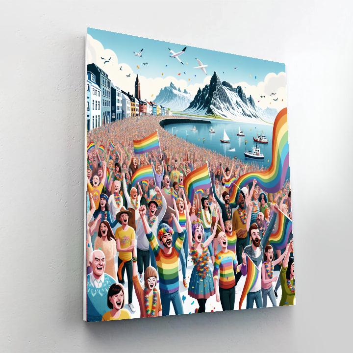 Reykjavik Pride - Reykjavik Paint By Numbers Kits