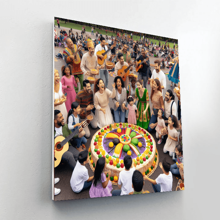 Dia De Reyes - Mexico Paint By Numbers Art