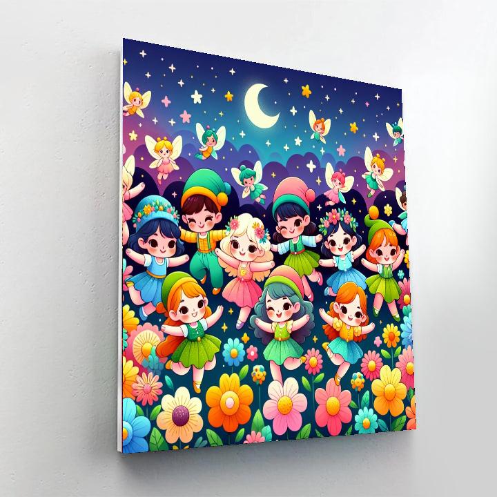 Adorable Fairy Friends Numbered Painting Kits