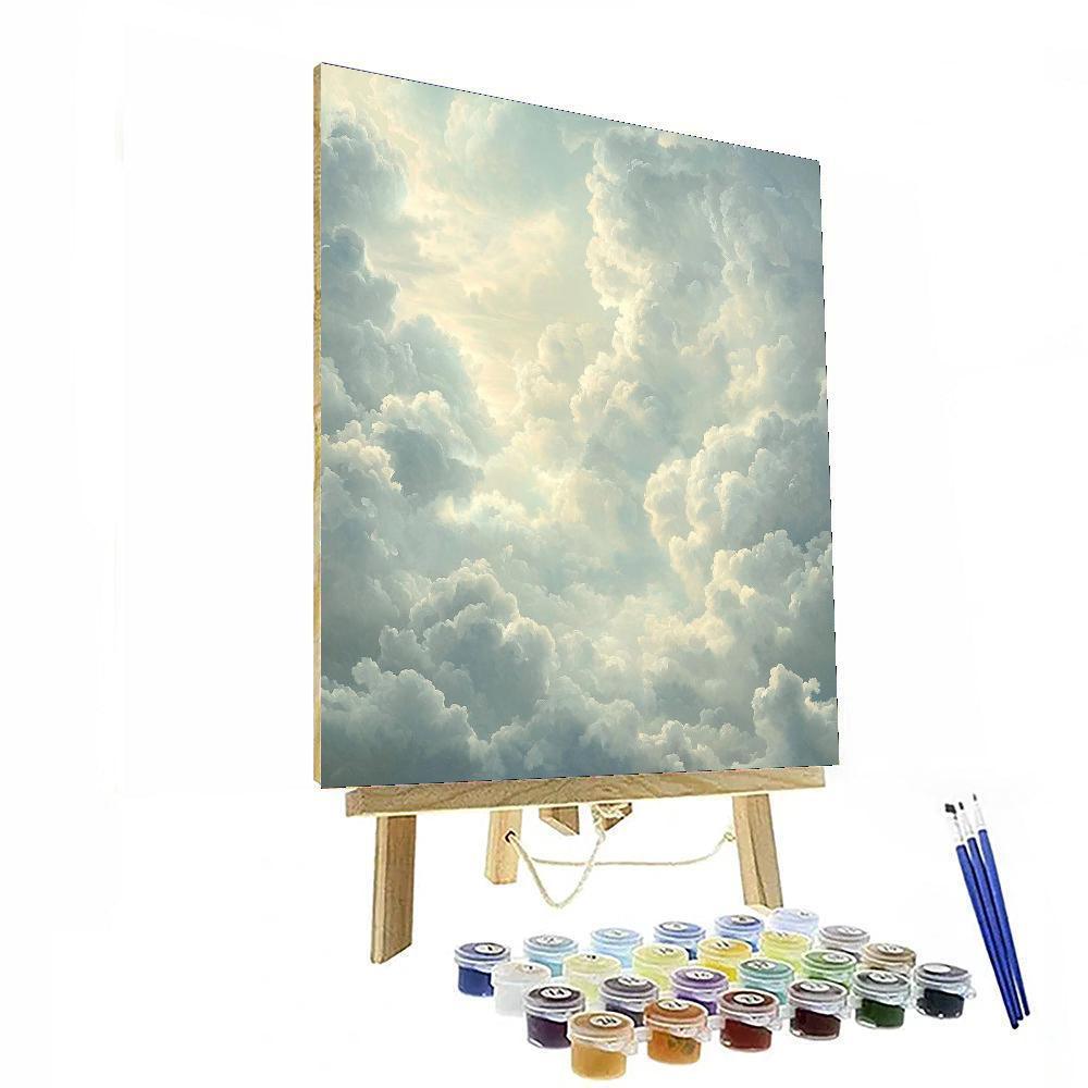 J.M.W. Turner Inspired Aerial Reverie  DIY Paint By Numbers