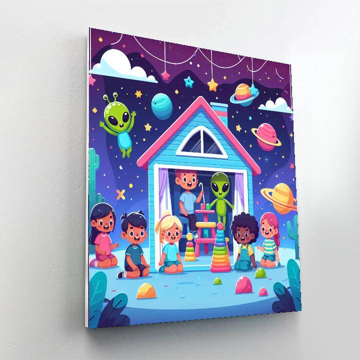 Cosmic Playhouse Adventure Painting By Numbers Kit