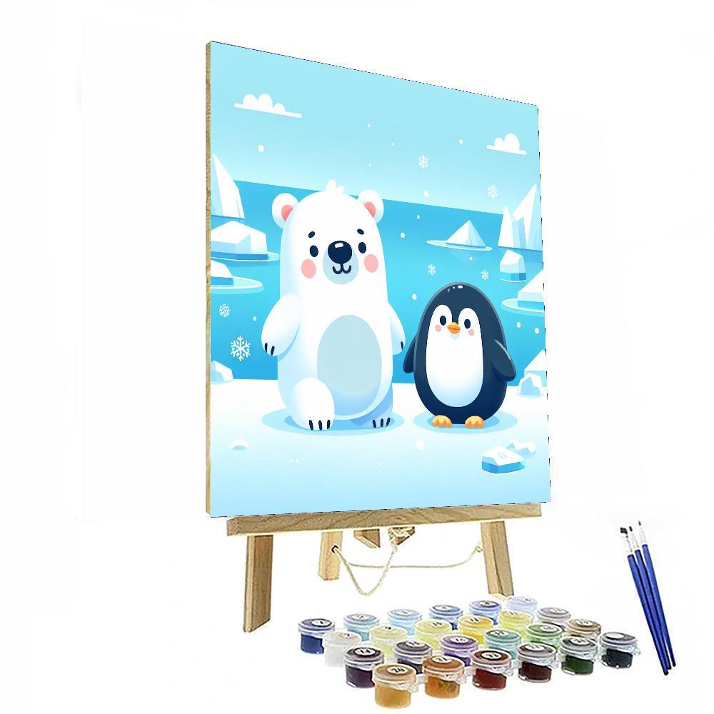 Arctic Polar Adventure Painting By Numbers Kit