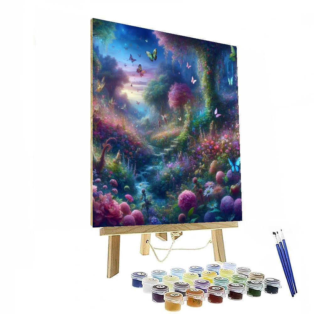Mystical Garden Glimpse Paint By Number