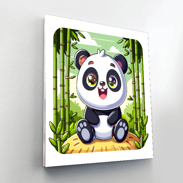 Happy Panda Adventure Paint By Color