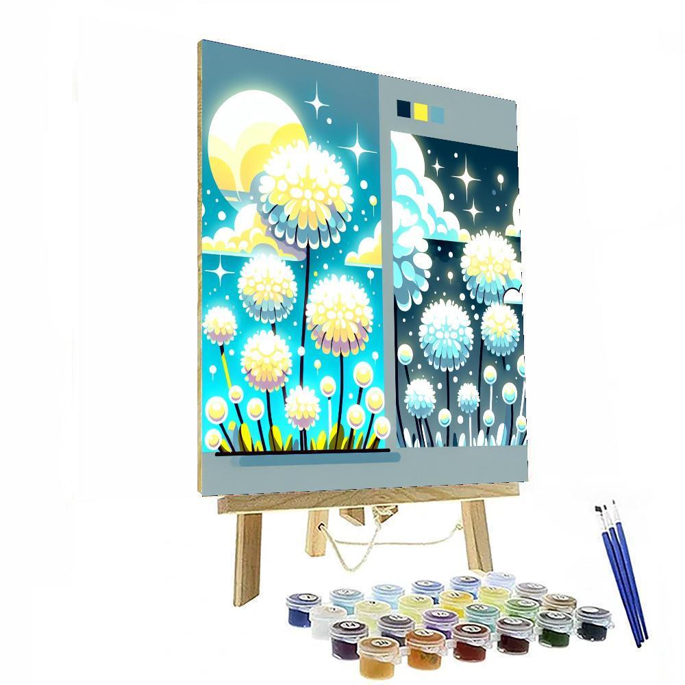 Dizzy Dandelions Numbered Painting Kits