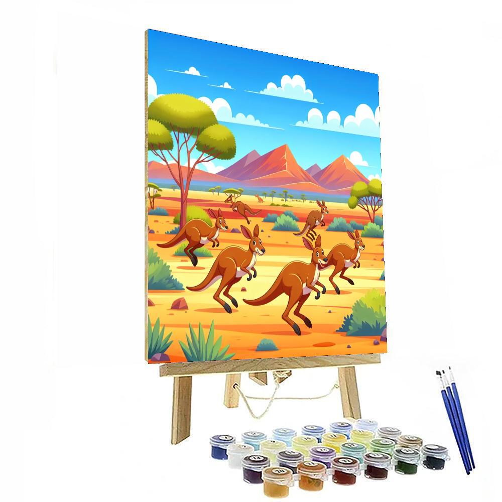 Outback Wildlife Safari Numbered Painting Kits