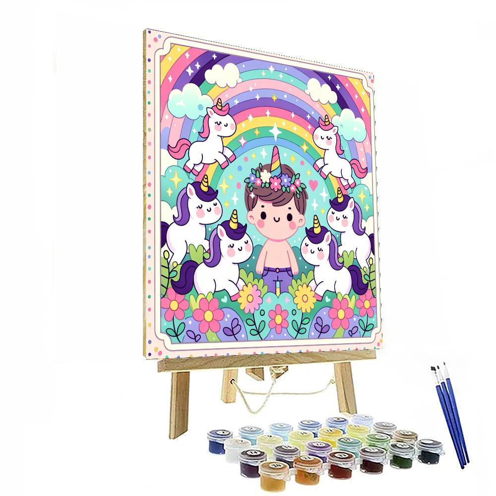 Whimsical Unicorn Realm Paint By Numbers Kits