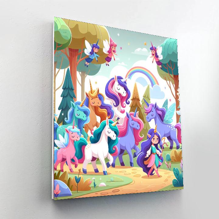 Unicorn Adventure Quest Paint By Numbers