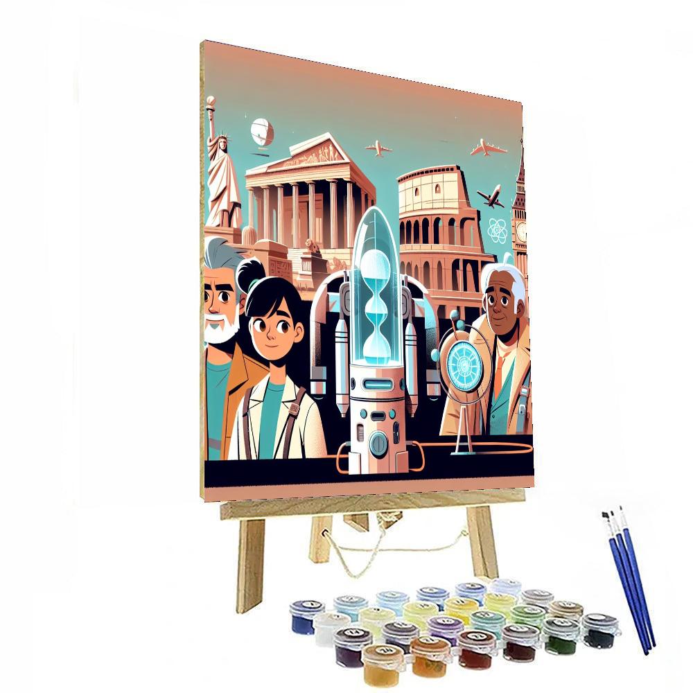 Time-travel Explorers Paint By Number