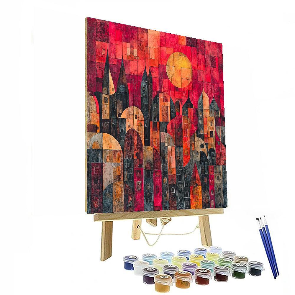 Paul Klee Inspired Patterns Of Emotion  Numbered Painting Kits