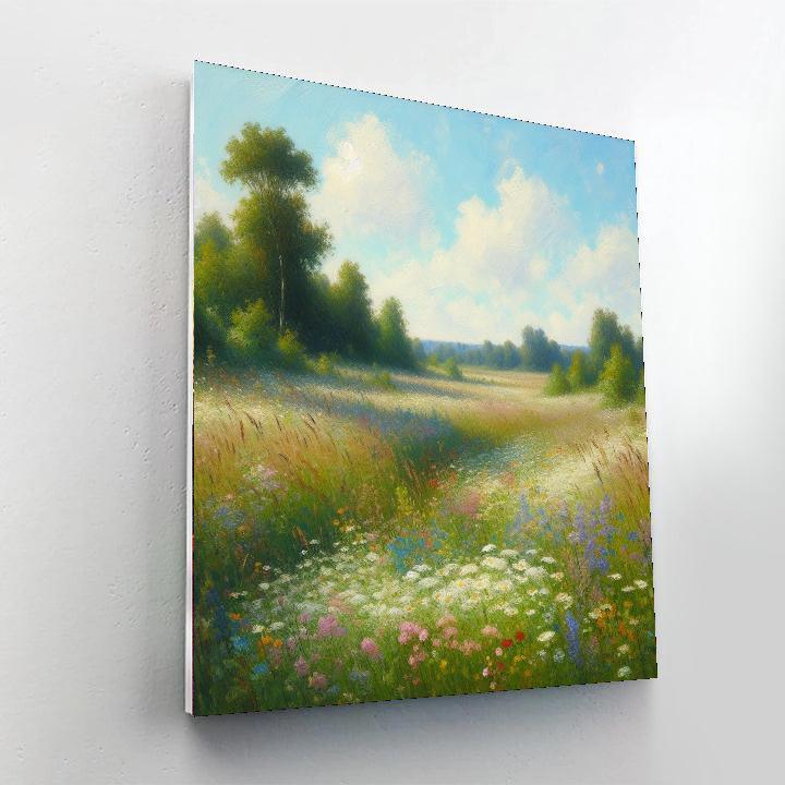 Serene Summer Meadows Paint By Numbers Art