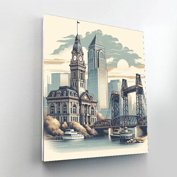 London's Timeless Elegance DIY Paint By Numbers