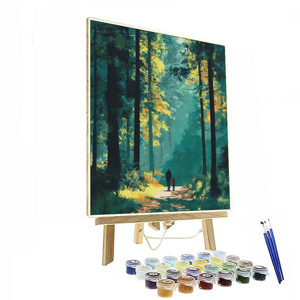 Mother And Child Nature Walk DIY Paint By Numbers