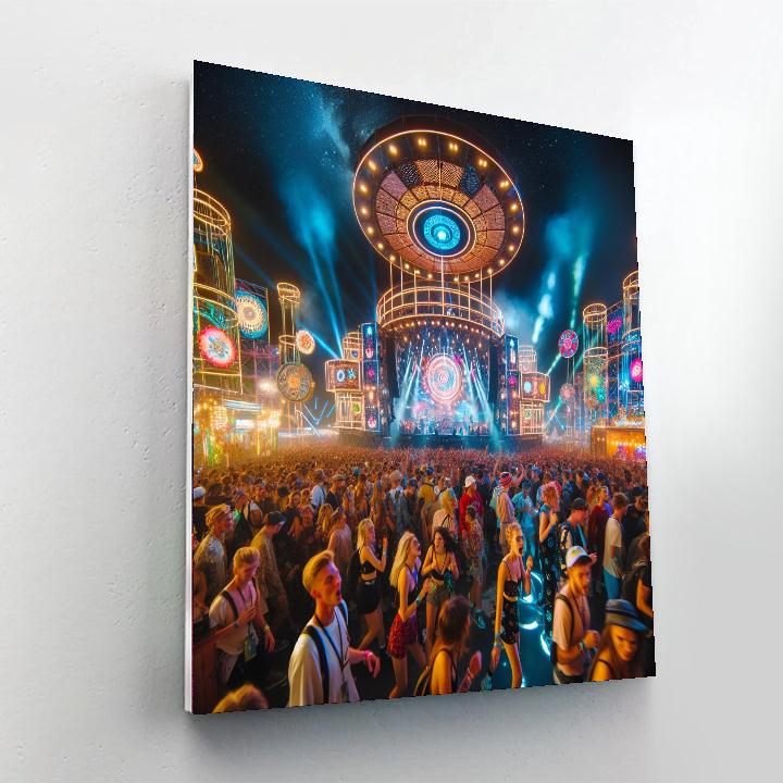 Bacardi Nh7 Weekender - India Number Painting