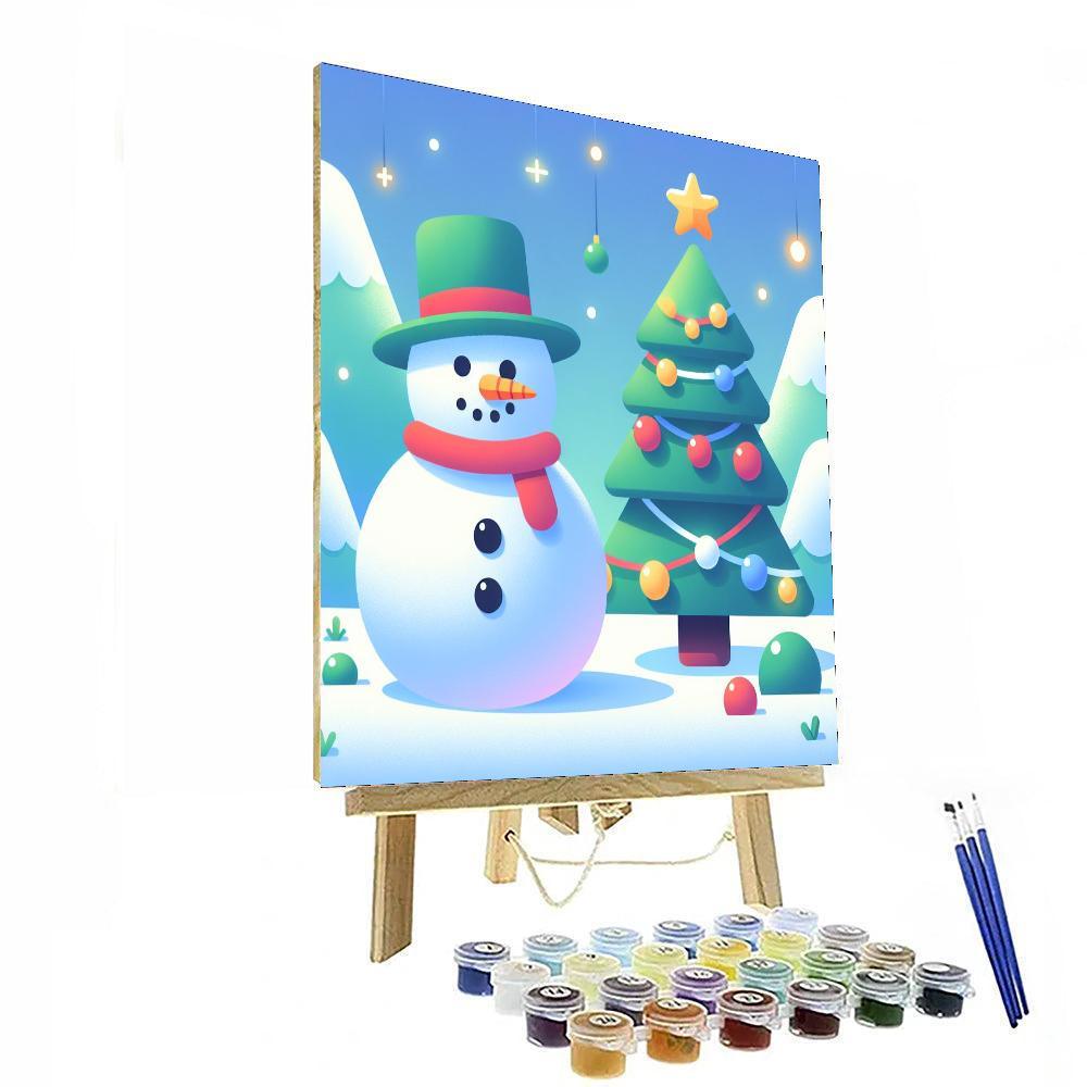 Holiday Festivities Painting Number Kit