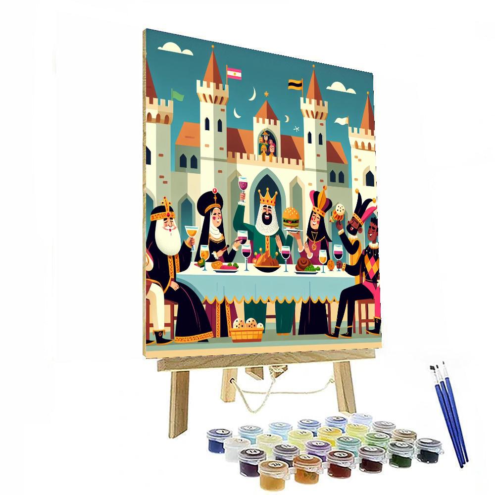 Medieval Kingdom Feast Paint By Number