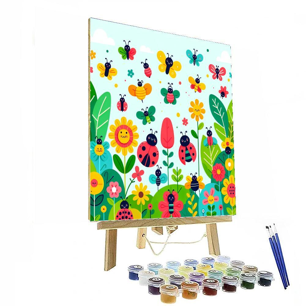 Garden Bugs And Friends DIY Paint By Numbers