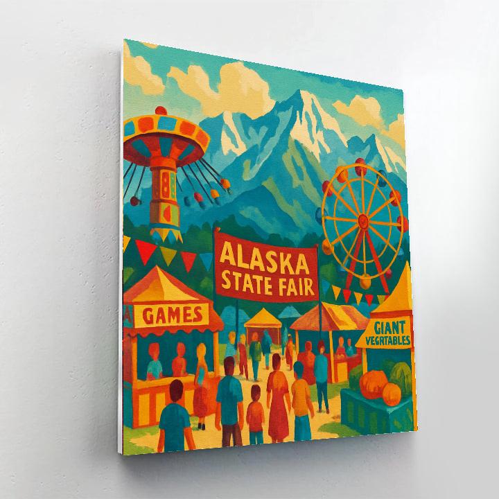 Alaska State Fair - Palmer, Usa Numbered Painting Kits