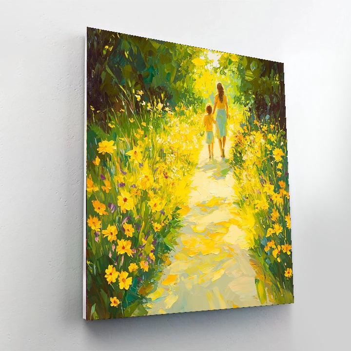 Vibrant Paths Number Painting