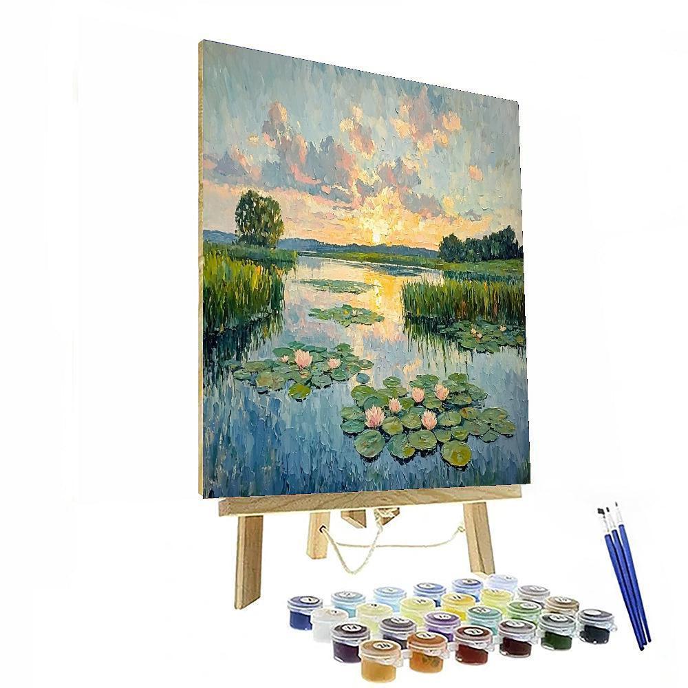 Claude Monet Inspired Monet's Seasonal Symphony  Paint By Numbers