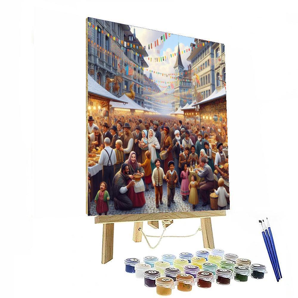 Zürcher Fest - DIY Painting By Numbers Kit - Artistry Rack