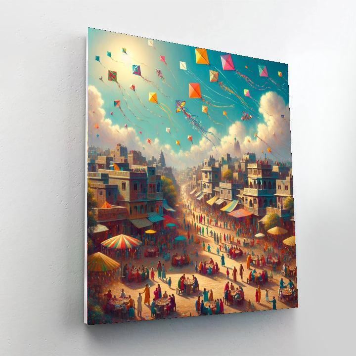 International Kite Festival - Ahmedabad DIY Paint By Numbers