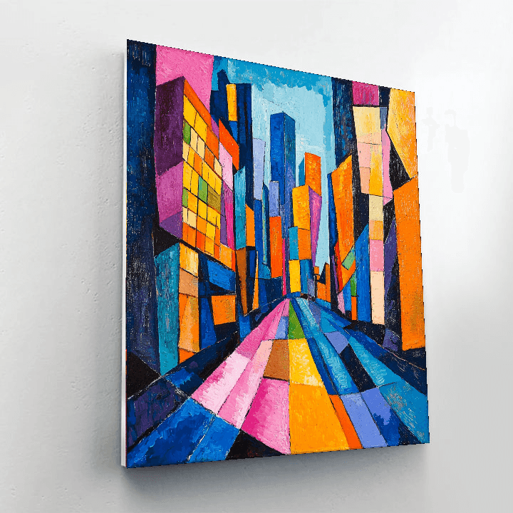 Wassily Kandinsky Inspired Metropolis Dreams  Paint By Numbers