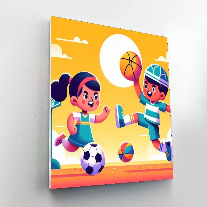 Sports Day Fun Paint By Color