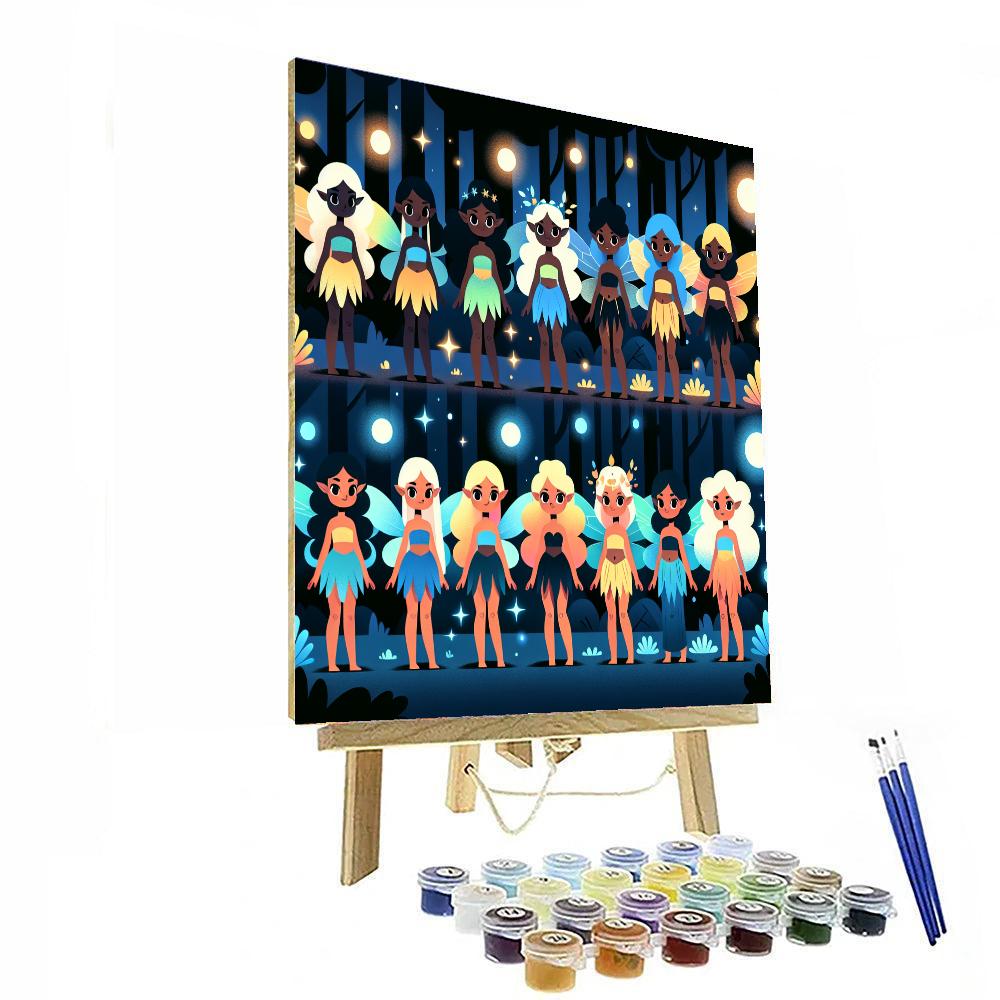 Fairy Light Glade Painting Number Kit