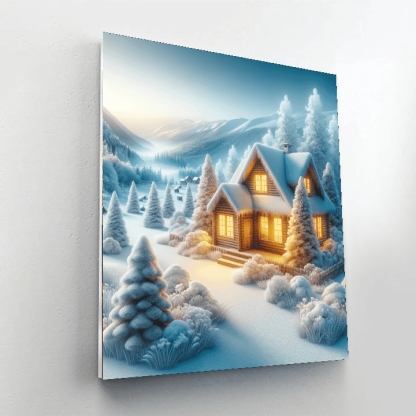 Warm Cozy Cabin Paint By Numbers