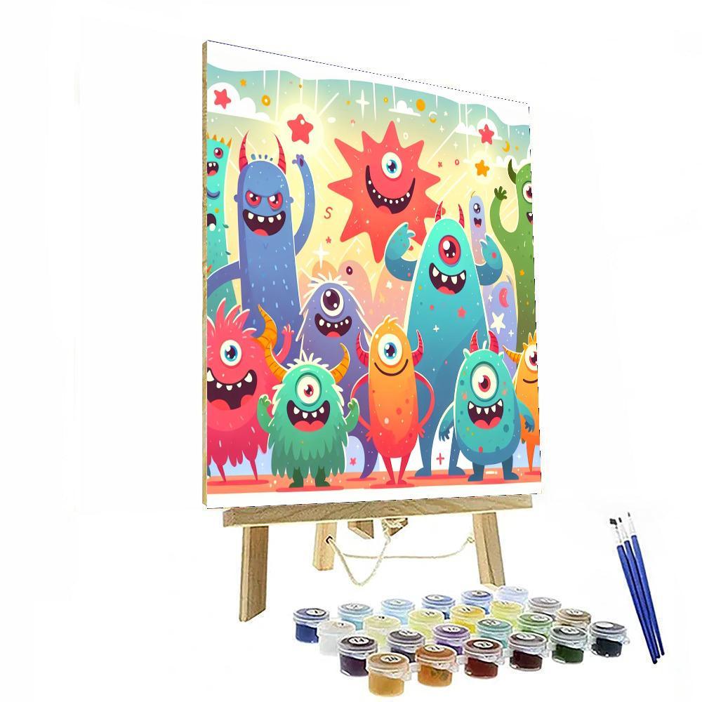 Mythical Monster Mash Numbered Painting Kits