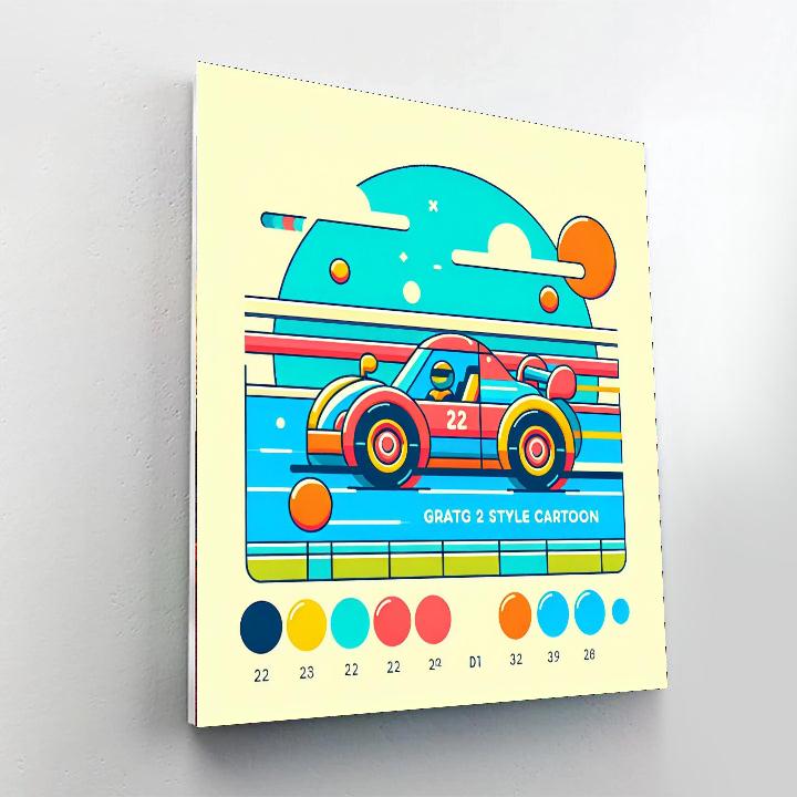Racing Champions League Painting Number Kit
